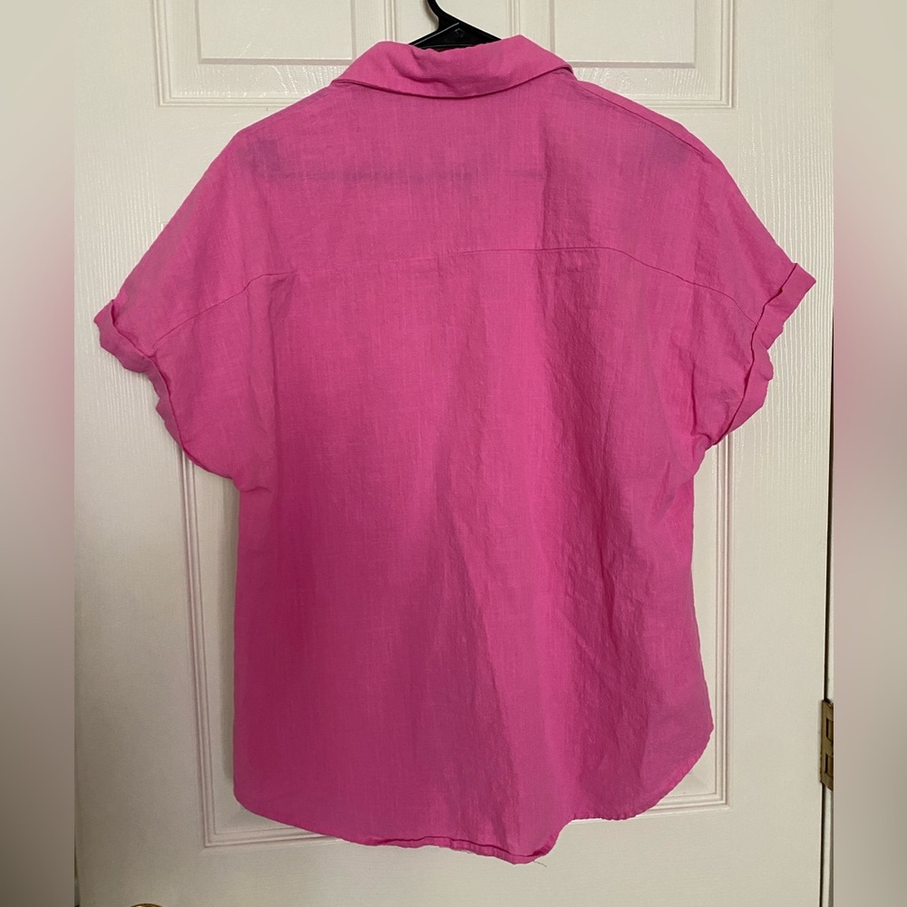 Pink Button Down - Picture 2 of 7